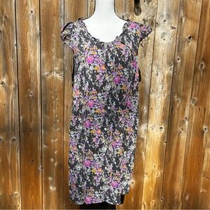 Old Navy Floral Midi Dress -Grey and Pink